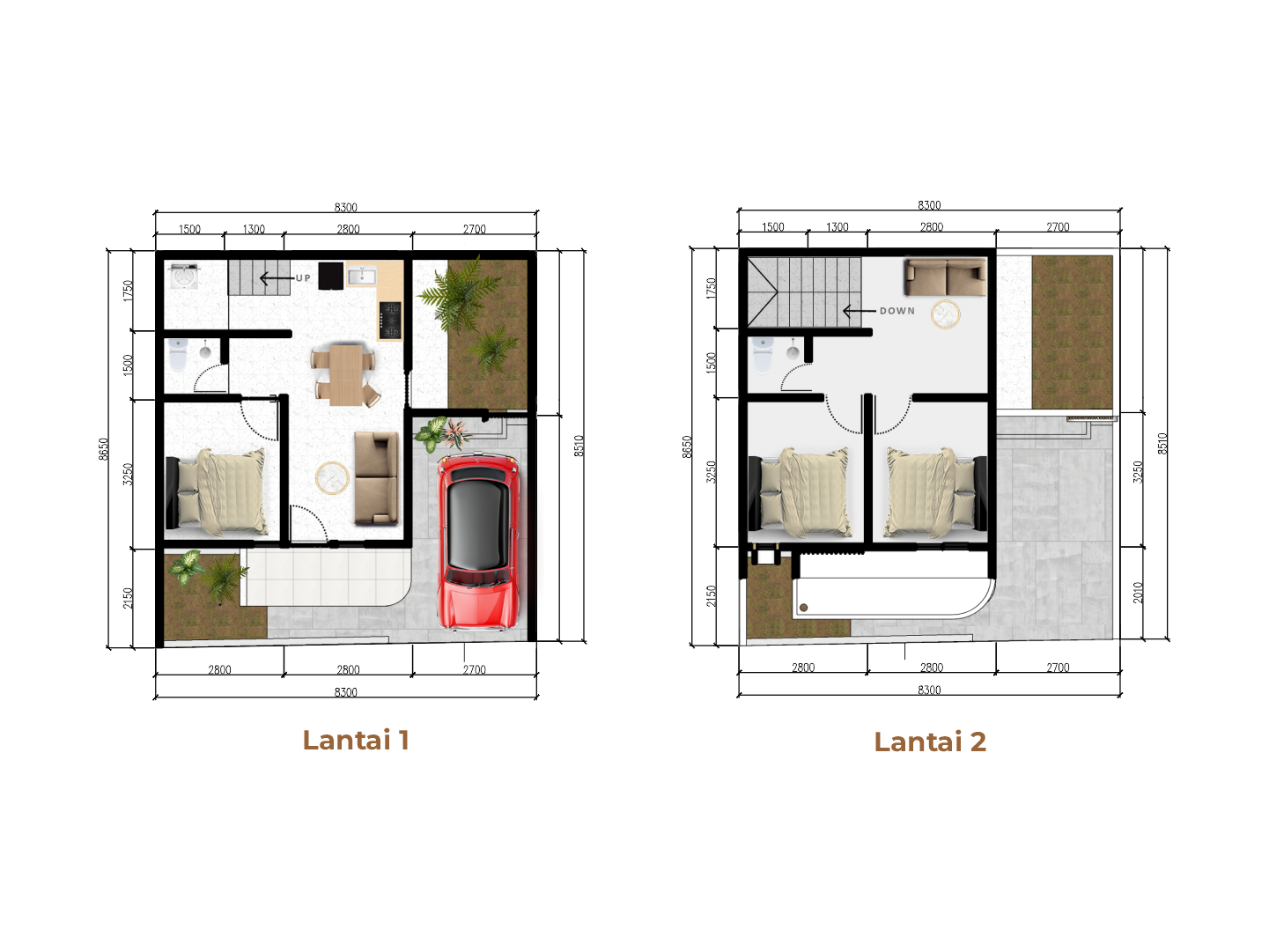 Denah Sabilya Living Ujungberung